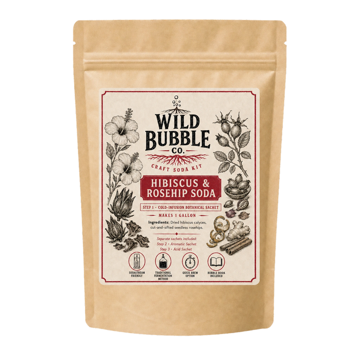 Hibiscus & Rosehip Craft Soda Kit