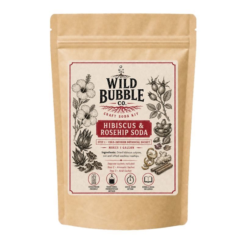 Hibiscus & Rosehip Craft Soda Kit